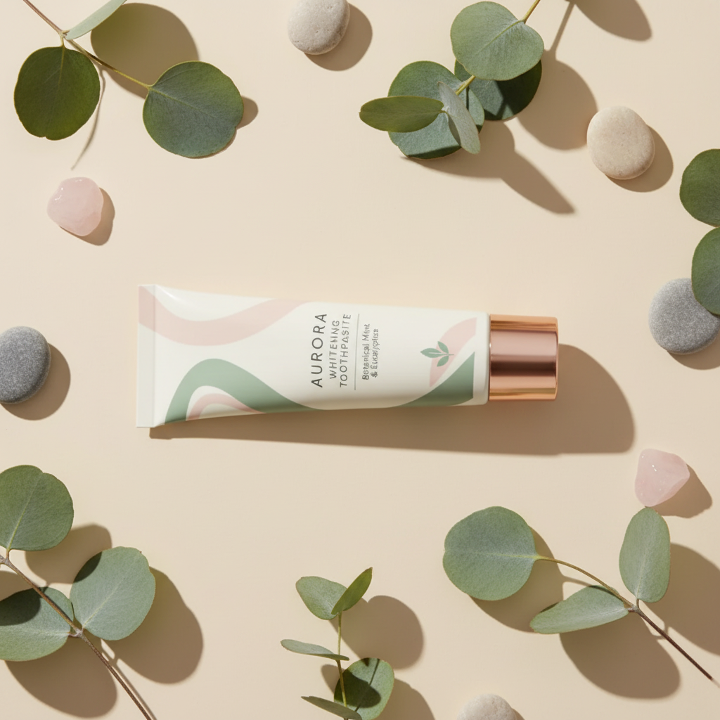 Top-down flat lay view